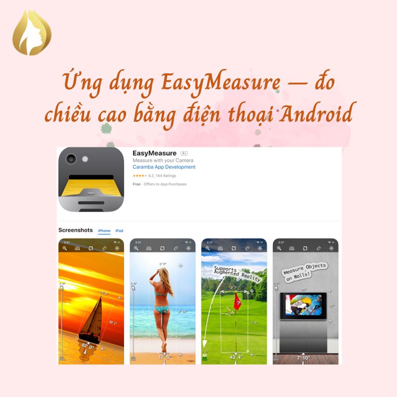 Ứng dụng EasyMeasure – đo chiều cao bằng điện thoại Android